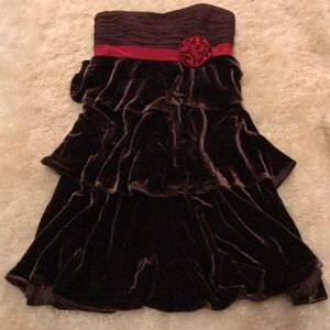 Strapless party dress